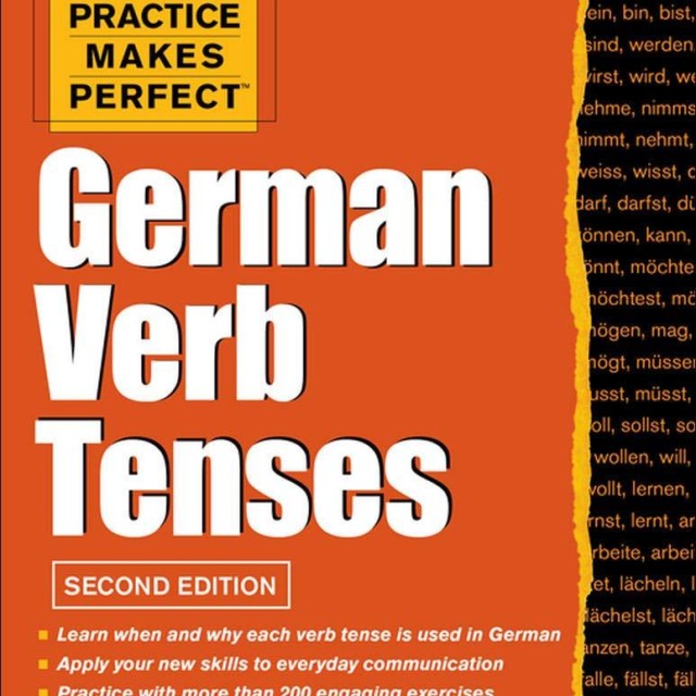 کتاب افعال آلمانی Practice Makes Perfect German Verb Tenses