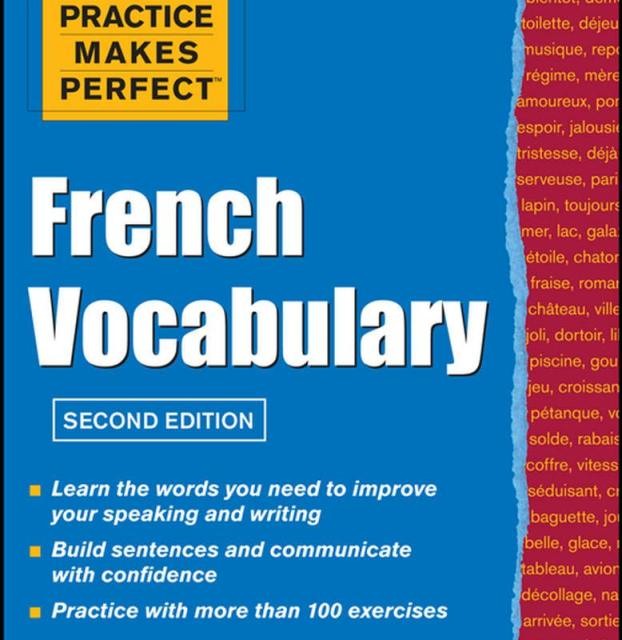 کتاب لغات فرانسه Practice Make Perfect French Vocabulary فرنچ وکبیولری