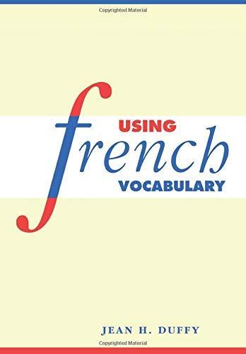 کتاب لفات فرانسه Using French Vocabulary