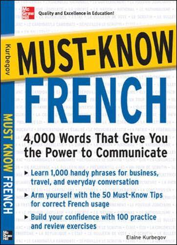 کتاب لغات فرانسه Must Know French Essential Words for a Successful Vocabulary
