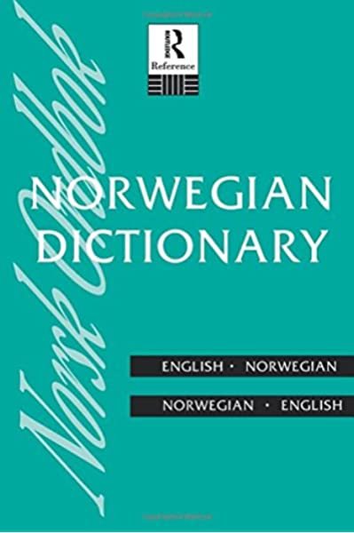 خرید دیکشنری نروژی انگلیسی و انگلیسی نروژی Norwegian Dictionary