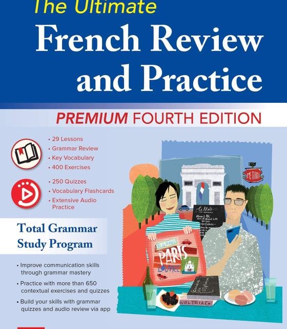 کتاب آموزش فرانسه The Ultimate French Review and Practice Premium Fourth Edition