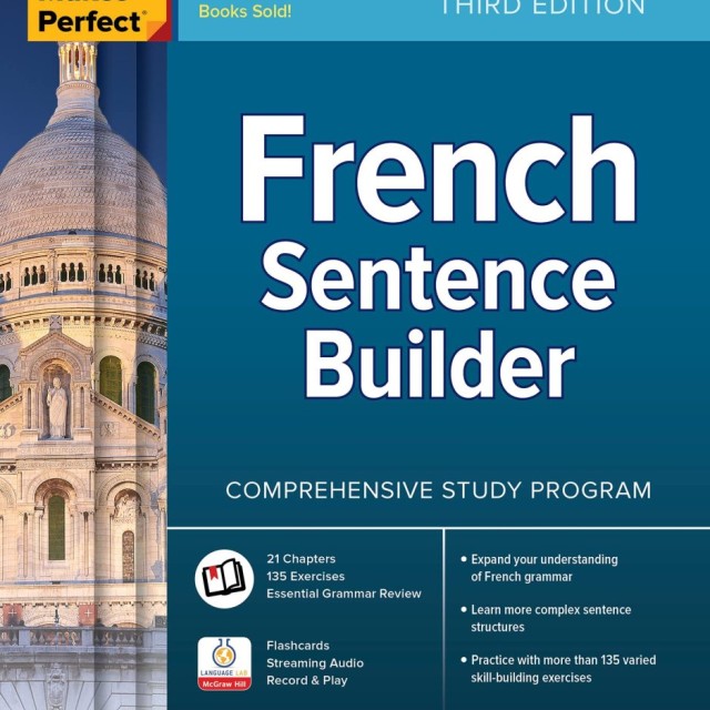 خرید کتاب فرانسه Practice Makes Perfect French Sentence Builder Third Edition