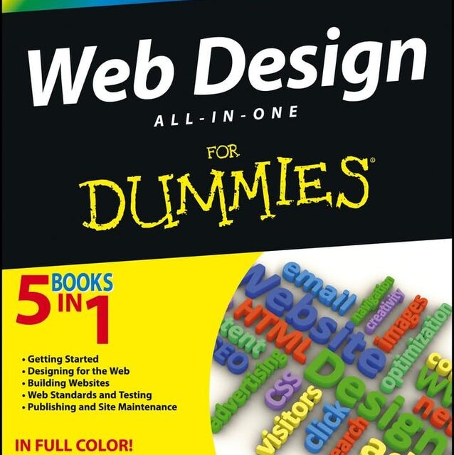 کتاب طراحی وب سایت Web Design All in One For Dummies به زبان آدمیزاد
