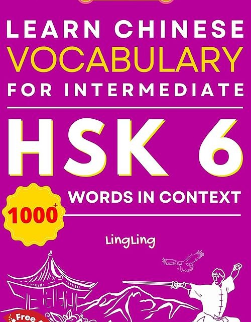 کتاب واژگان چینی جدید HSK سطح 6 Learn Chinese Vocabulary for Intermediate New HSK Level 6 Chinese Vocabulary Book