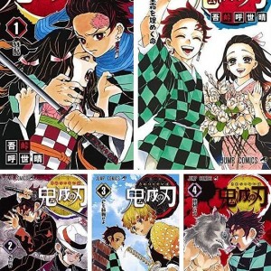 مانگا Demon Slayer Kimetsu no Yaiba مانگا دمون اسلیر به زبان ژاپنی ( خرید مانگا ژآپنی )