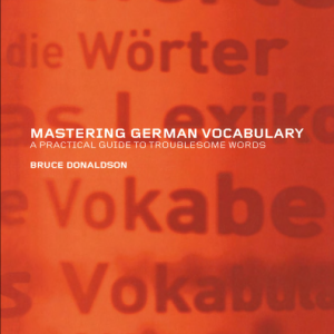 کتاب آلمانی Mastering German Vocabulary A Practical Guide to Troublesome Words