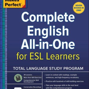 خرید کتاب انگلیسی کامپلیت انگلیش آل این وان Practice Makes Perfect Complete English All in One for ESL Learners