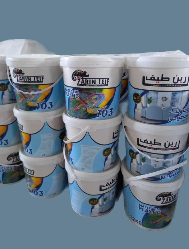 رنگ اکریلیک ضد آب فضای داخلی زرین طیف