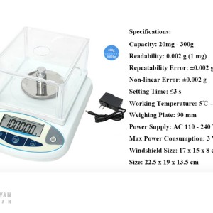 ترازوی دیجیتال ۰/۰۰۱ Electronic Scale