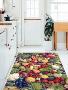 فرش آشپزخانه طرح پاییزی