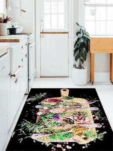فرش آشپزخانه طرح ادویه جات 2