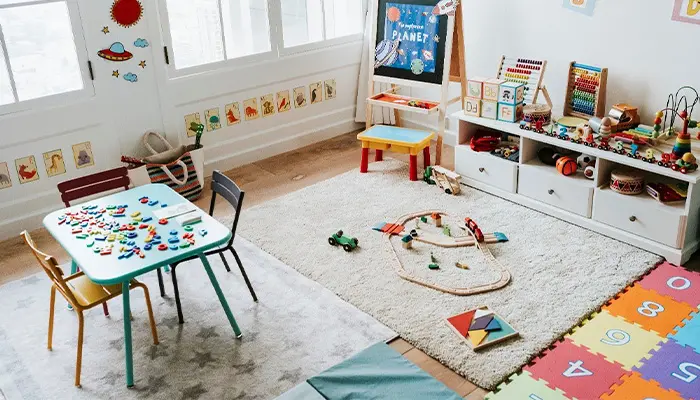 انواع فرش اتاق کودک
