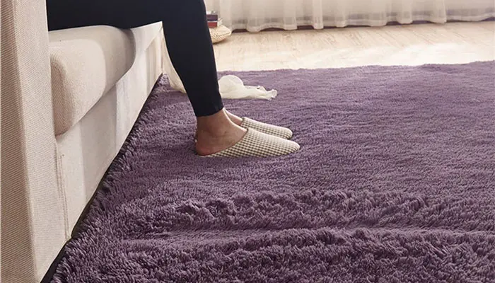 فرش بنفش ساده