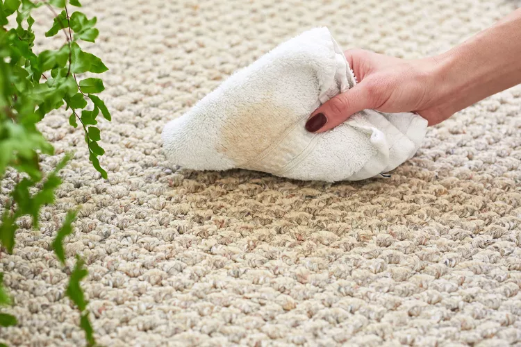 چگونه لکه های قهوه را از فرش پاک کنیم 6