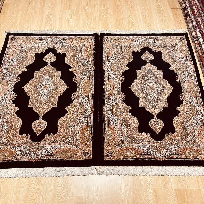 جفت ذرع نیم قم چله ابریشم ۶۰ رج