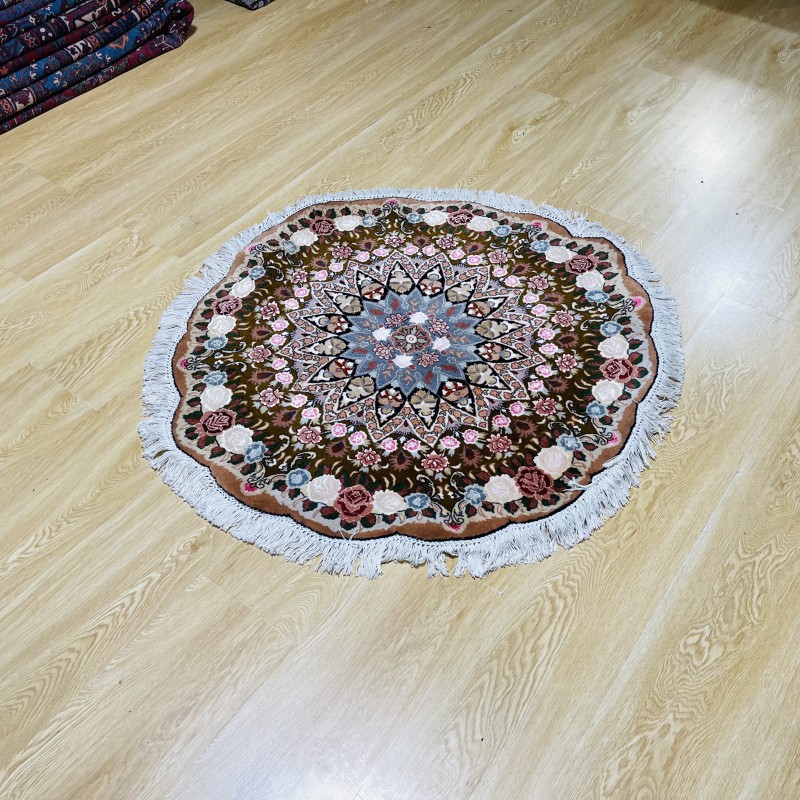 فرش گرد قطر ۱ تبریز