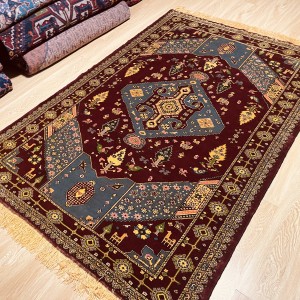 قالیچه خراسان چله ابریشم