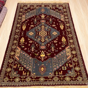قالیچه خراسان چله ابریشم
