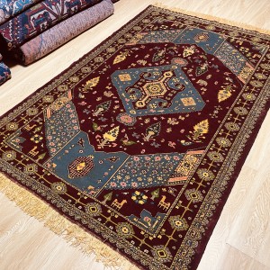 قالیچه خراسان چله ابریشم