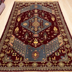 قالیچه خراسان چله ابریشم
