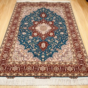 قالیچه ۵۰ رج تبریز طرح هریس