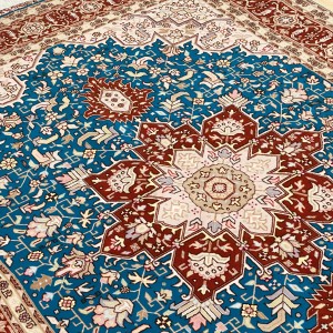 قالیچه ۵۰ رج تبریز طرح هریس