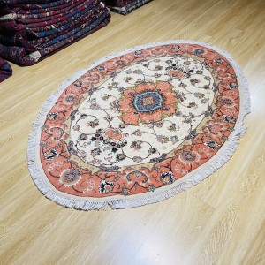 فرش بیضی ۳ متری ۵۰ رج تبریز