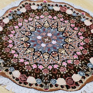 فرش گرد قطر ۱ تبریز