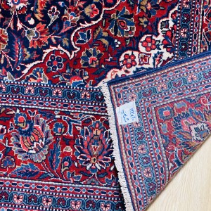 قالیچه ۳ متری انتیک قزوین با قدمت ۱۰۰ سال