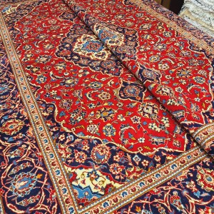 جفت قالی ۶متری کاشان لاکی