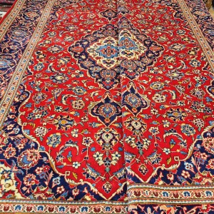 جفت قالی ۶متری کاشان لاکی