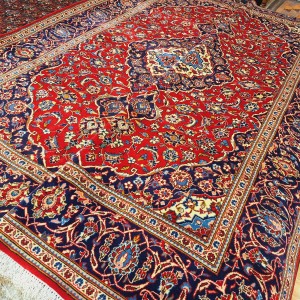 جفت قالی ۶متری کاشان لاکی
