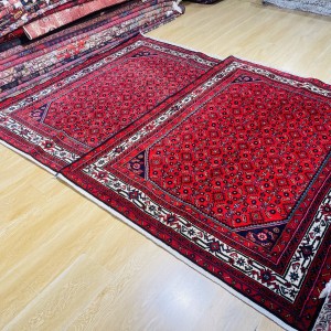 جفت قالیچه ۳ متری حسین اباد افشان