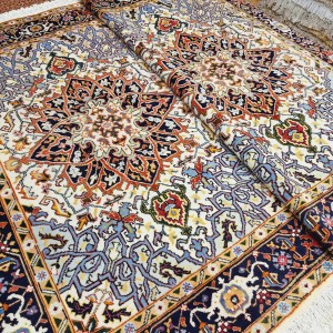 جفت قالیچه هریس زمینه روشن