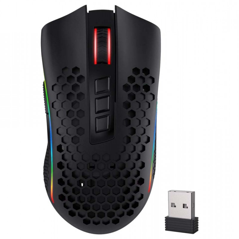 موس گیمینگ بی‌سیم ردراگون مدل Redragon Storm Pro M808 RGB