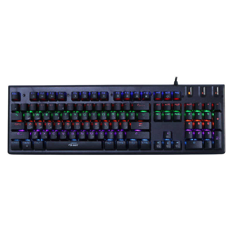 کیبورد مکانیکال مخصوص بازی دی نت مدل DT-983 RGB