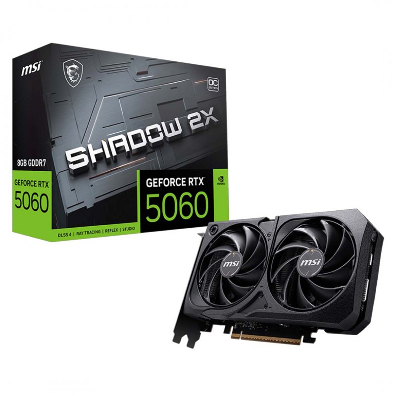 کارت گرافیک ام اس آی مدل GeForce RTX 5060 8G SHADOW 2X OC