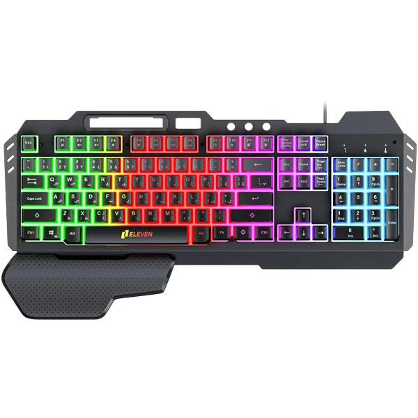 کیبورد گیمینگ ایلون مدل GK102 با سیم RGB