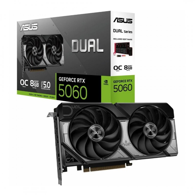 کارت گرافیک ایسوس Dual RTX 5060 OC حافظه 8 گیگابایت