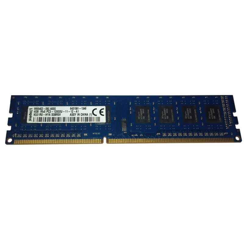 رم کامپیوتر DDR3 ظرفیت 4 گیگابایت با فرکانس ۱۶۰۰ مگاهرتز(کارکرده)