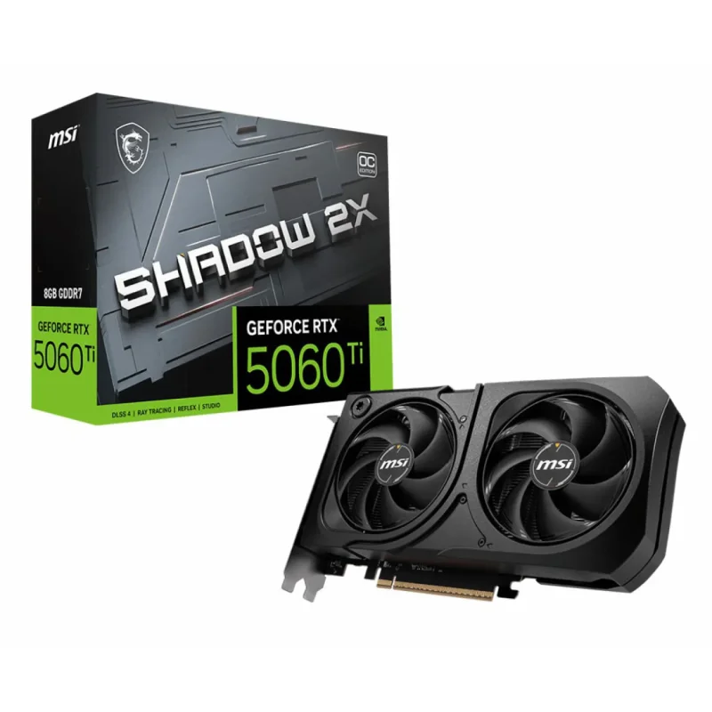 کارت گرافیک ام اس آی مدل GeForce RTX 5060Ti 8G SHADOW 2X OC
