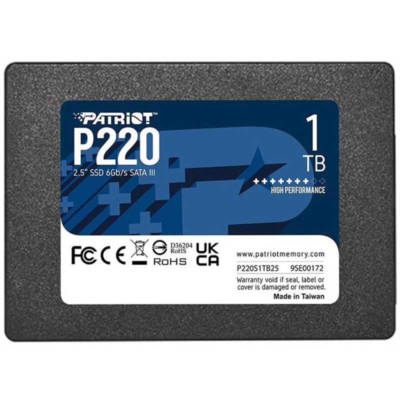 حافظه اس اس دی اینترنال پاتریوت مدل P220 ظرفیت 1 ترابایت