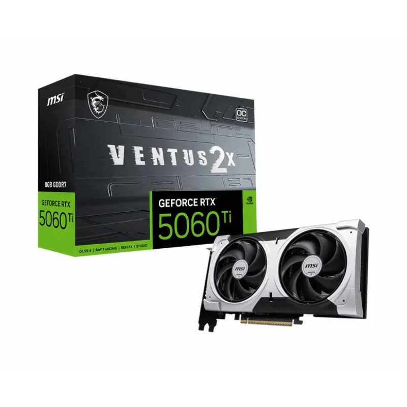 کارت گرافیک   MSI RTX 5060 Ti VENTUS 2X OC PLUS 8GB