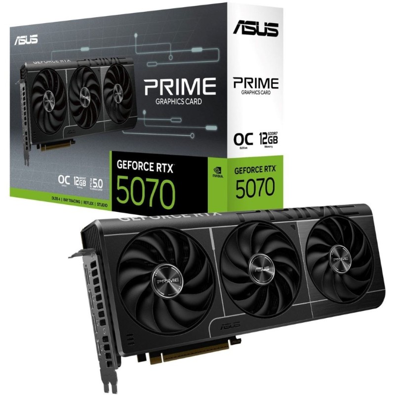 کارت گرافیک ایسوس مدل PRIME RTX 5070 OC حافظه 12 گیگابایت