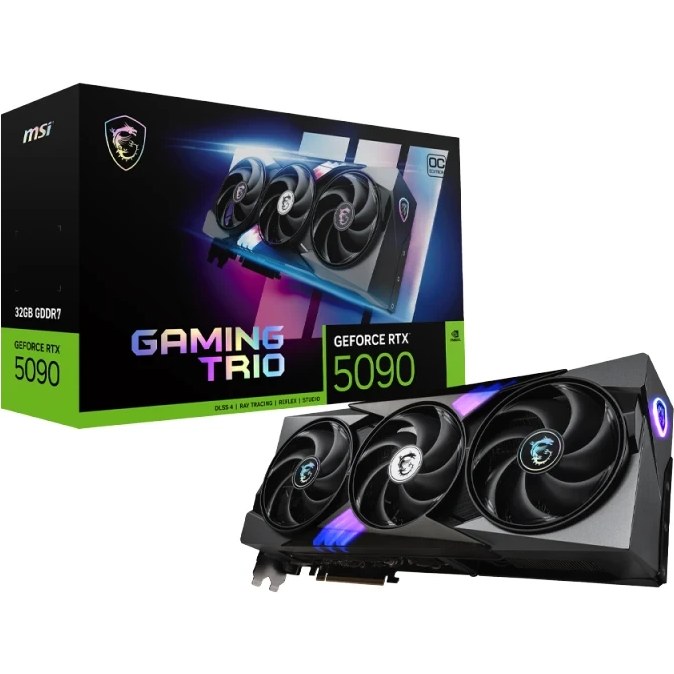 کارت گرافیک ام اس آی مدل MSI GeForce RTX 5090 32G GAMING TRIO OC