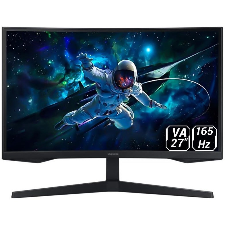 مانیتور گیمینگ خمیده سامسونگ Odyssey G5 G55C سایز 27 اینچ (165 هرتز)