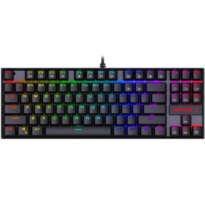 کیبورد مکانیکی ردراگون مدل Redragon Kumara K552 RGB ‌Black سوئیچ قرمز