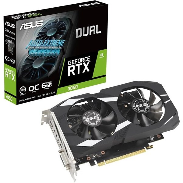 کارت گرافیک ایسوس مدل Dual GeForce RTX 3050 OC Edition حافظه 6 گیگابایت