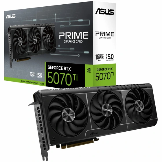کارت گرافیک ایسوس مدل PRIME GeForce RTX 5070 Ti حافظه 16 گیگابایت